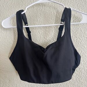 Brooks Charcoal Sports Bra